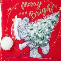 Merry And Bright Me to You Bear Christmas Cushion Extra Image 2 Preview